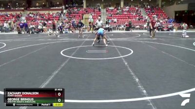 100 lbs 1st Place Match - Zachary Donalson, Honey Badger vs George Bringus, Greater Heights Wrestling