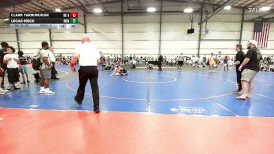100 lbs Rr Rnd 3 - Clark Yarborough, NC Blue - MS vs Lucas Sisco, Iron Faith - MS