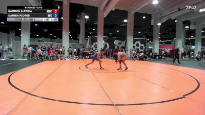 61 lbs Cons. Round 2 - Kamron Alegria, Western Wyoming vs Damien Flores, Hawks Wrestling Club
