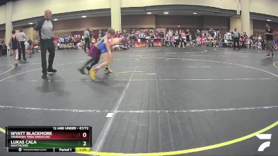 67/72 Cons. Semi - Wyatt Blackmore, Takedown Tribe Wrestling vs Lukas Cala, Unattached