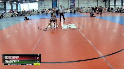 80 lbs Rd# 6- 9:00am Saturday Final Pool - Reza Khademi, Florida Elite vs Bryce Thomas, Maryland GOLD