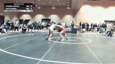 170 lbs 1st Place Match - Ciyanna Okocha, Wyoming Seminary vs Kayli Morris, Dirty Den Wrestling Club