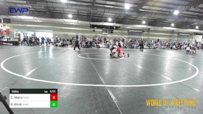 115 lbs Round Of 64 - Carson Akers, Dodge City Wrestling Academy vs Blake Wind, Henryetta Knights Wrestling Club