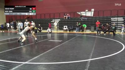 125 lbs Quarterfinal - Cole Hunt, Montevallo vs Koy Orr, Life University