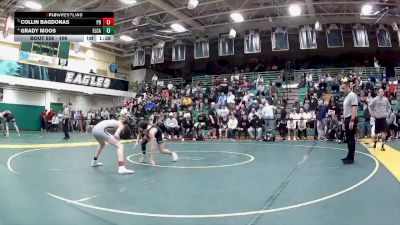106 lbs Quarterfinal - Collin Bagdonas, Perrysburg vs Grady Moos, Elyria Catholic