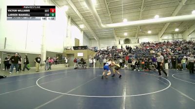 106 lbs Cons. Sub-quarters - Victor Williams, Cottonwood vs Larsen Mansell, Stansbury