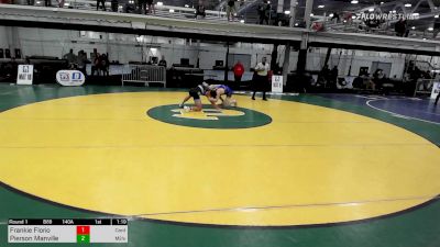 140A lbs Rr Rnd 1 - Frankie Florio, Cardinal Gibbons vs Pierson Manville, M2/state College High School