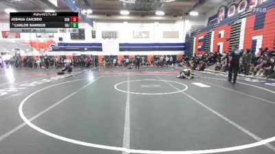 113 lbs Champ. Round 1 - Carlos Barrios, Cajon vs Joshua Caicedo, Corona