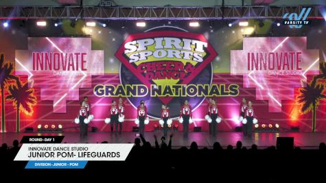 Innovate Dance Studio - Junior Pom- Lifeguards [2025 Junior - Pom Day 1] 2025 Spirit Sports Grand Nationals