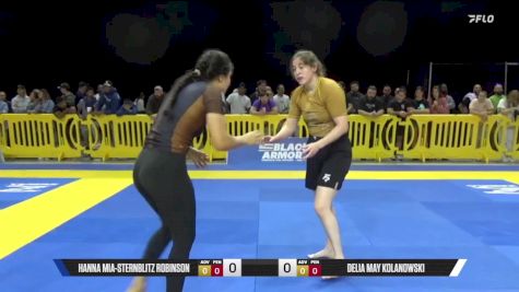 Hanna MIa-Sternblitz Robinson vs Delia May Kowlanski 2025 Pan IBJJF Jiu-Jitsu No-Gi Championship