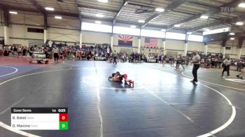 50 lbs Consolation - Bentley Baker, Ravage WC vs Dominic Maximo, Tucson Cyclones