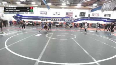 120 lbs Semifinal - Zachary Samano, Chino vs Jayren Chan, Ayala