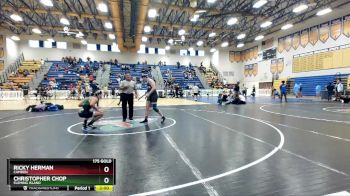 175 Gold Semifinal - Christopher Chop, Fleming Island vs Ricky Herman, Camden