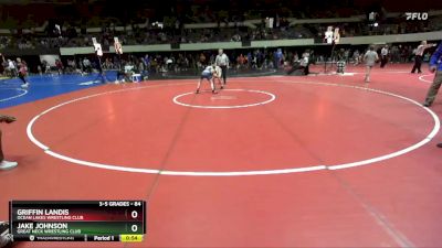 84 lbs Quarterfinal - Griffin Landis, Ocean Lakes Wrestling Club vs Jake Johnson, Great Neck Wrestling Club