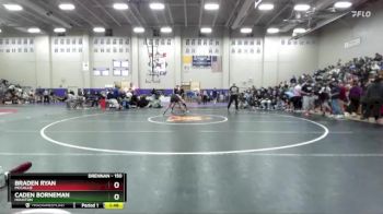 150 lbs Champ. Round 3 - Caden Borneman, Houston vs Braden Ryan, McCallie