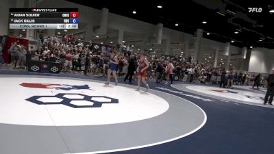 82 lbs Cons. Round 1 - Aidan Squier, Combat W.C. School Of Wrestling vs Jack Gillis, Ringers Wrestling Club