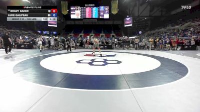132 lbs Champ. Rd Of 128 - Brady Baker, MI vs Luke Galipeau, MA