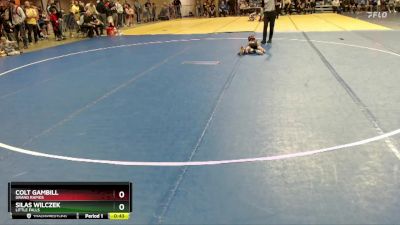 40 lbs Quarterfinal - Colt Gambill, Grand Rapids vs Silas Wilczek, Little Falls