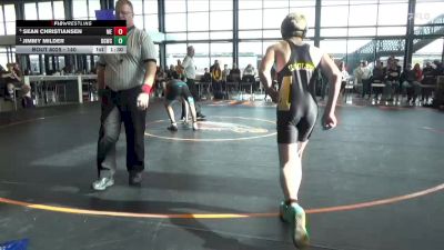 140 lbs Semifinal - Jimmy Milder, Big Game Wrestling Club vs Sean Christiansen, Midland Eagles