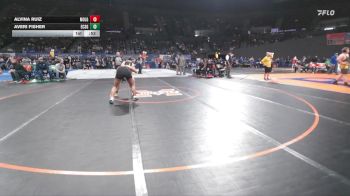 4A/3A/2A/1A Girls 135 Cons. Round 3 - Averi Fisher, Echo / Stanfield Girls vs Alvina Ruiz, Molalla Girls