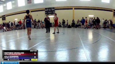 195 lbs 5th Place Match - Matthew Crossland, Rochester Wrestling Club vs Kyle Gunawan, Fishers Wrestling Club