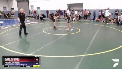 80 lbs Round 2 - McKinley Bock, Soldotna Whalers Wrestling Club vs Rylee Ruggles, Rogue Wrestling Club