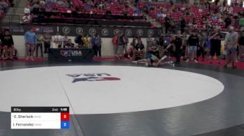 80 kg Quarters - Emmitt Sherlock, HeadHunters Wrestling Club vs Isai Fernandez, Sunkist Kids Monster Garage