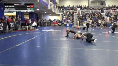 127 lbs R-64 - Neil Bitting, Berks Catholic vs Coleton Hill, Parkersburg South-WV