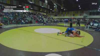 165 lbs Cons. Round 4 - Maddox Leal, Temecula Valley vs Damian Mannon, Clovis East