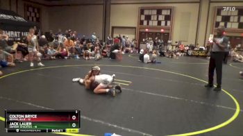 70 lbs Semis & 1st Wrestleback (8 Team) - Jack Lauer, Armory Athletics vs Colton Bryce, Revival Blue