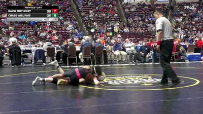 127 lbs Semifinal - Kavin Muyleart, Cedar Cliff vs Chase Williams, Central Bucks East