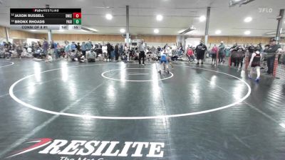 70 lbs Consi Of 8 #1 - Jaxon Russell, Sweet Valley vs Bronx Rhoads, Paxinos