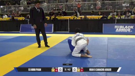 Noah S Camacho Araujo vs Eli Minh Pham 2025 Pan Kids Jiu-Jitsu IBJJF Championship