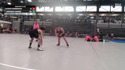 151-157 lbs Cons. Round 1 - Brenden Turnbo, Unattached vs Jaxson Pemberton, Eureka College