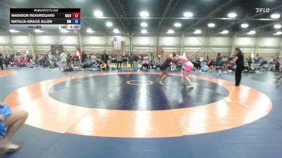 185 lbs Rr Rnd 4 - Madison Beauregard, Razor GWC - GHSE vs Natalia-Grace Allen, Maryland Mana Power - GHSE