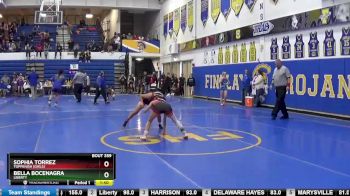 105 lbs Semifinal - Bella Bocenagra, Liberty vs Sophia Torrez, Toppenish (Girls)