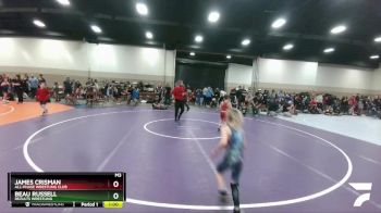 53 lbs 1st Place Match - Beau Russell, ReZults Wrestling vs James Crisman, All-Phase Wrestling Club