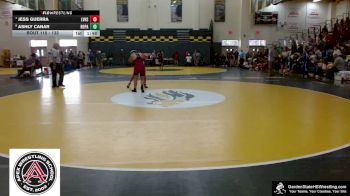 132 lbs Cons. Round 2 - Jess Guerra, Lenape Valley H.S. vs Ashly Canar, Roselle Park