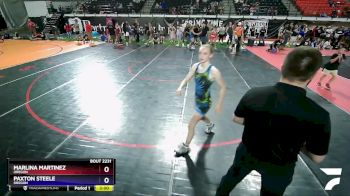 115 lbs Quarterfinal - Marlina Martinez, Oregon vs Paxton Steele, Oregon