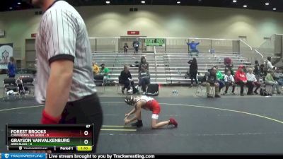 67 lbs Finals (2 Team) - Grayson VanValkenburg, Ares Black vs Forest Brooks, Contenders WA Green