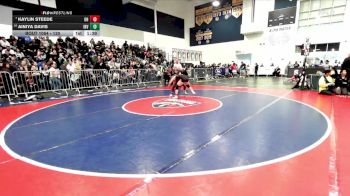 130 lbs Champ. Round 1 - Kaylin Steede, Oak Hills vs Ainiya Davis, Irvine