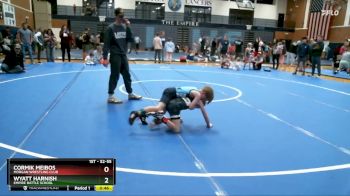 52-55 lbs Round 3 - Cormik Meibos, Morgan Wrestling Club vs Wyatt Harnish, Empire Battle School