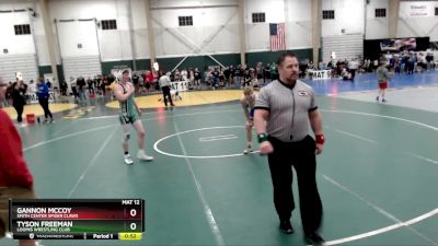 150 lbs Champ. Round 1 - Tyson Freeman, Loomis Wrestling Club vs Gannon McCoy, Smith Center Spider Claws