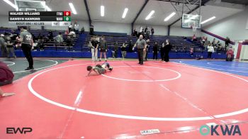 43 lbs Consolation - Walker Williams, Team Tulsa Wrestling Club vs Dawsyn Hawkins, Wagoner Takedown Club