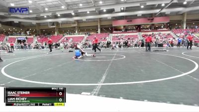 85 lbs Cons. Semi - Liam Richey, Wichita Blue Knights vs Isaac Steiner, Hoisington