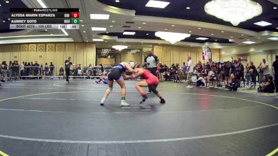 109 lbs Consi Of 32 #2 - Alyssa Marin Esparza, Oso Way WC vs Aubrey Soto, Beat The Streets - Los Angeles