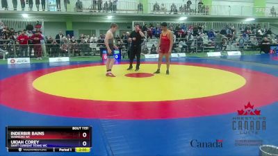 80kg Cons. Round 2 - Inderbir Bains, Warriors WC vs Ukiah Corey, Swift Current Titans WC