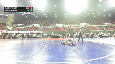 66 lbs 1st Place Match - Kamdyn Taylor, Eastside United vs Tallon DeMers, Ambush Wrestling