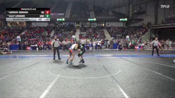 115 lbs Quarterfinal - Lennox Gebara, Frontenac vs Lilly Linsner, Great Bend Wrestling Club