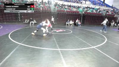 132 lbs Semifinal - Vance Schmidt, Belton-Honea Path vs Conner Kit, Powdersville